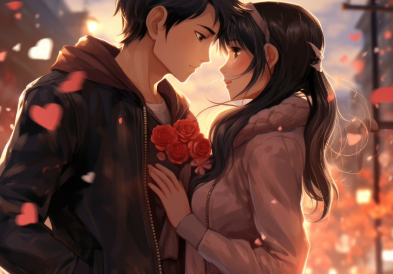 Anime Japan Roses and Love