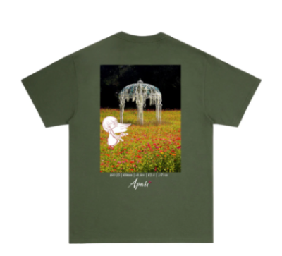 Window Girl T-Shirt Forest